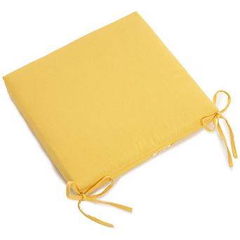 Blazing Needles 20-inch by 19-inch Twill Chair Cushion