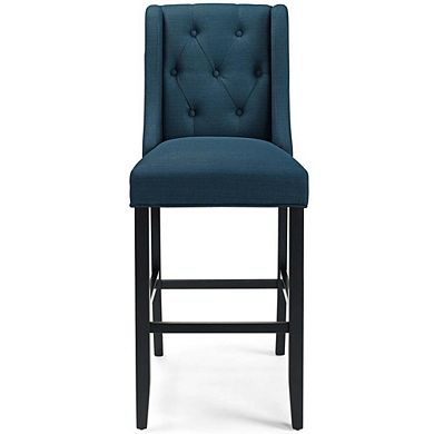 Modway Baronet Tufted Button Upholstered Fabric Bar Stool