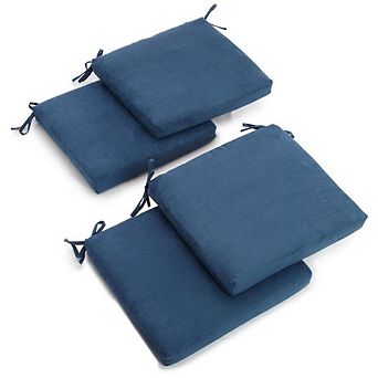 Blazing Needles 20-inch by 19-inch Polyester Chair Cushion (Set of Four)