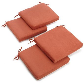 Blazing Needles 20-inch by 19-inch Polyester Chair Cushion (Set of Four)