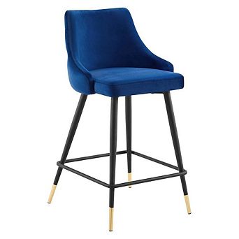 Modway Adorn Performance Velvet Counter Bar Stool