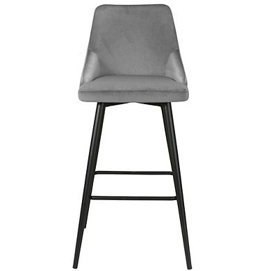 Best Master Furniture Sunset Velvet 29 Bar Stools, Set of 2