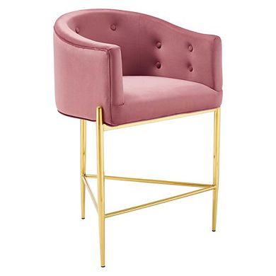 Modway Savour Tufted Performance Velvet Counter Stool Set of 2