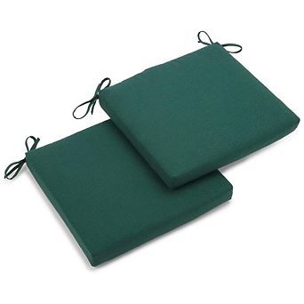 Blazing Needles 20-inch by 19-inch Twill Chair Cushion (Set of Two)