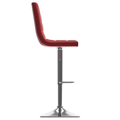 CorLiving Adjustable Barstool Bonded Leather, set of 2