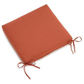 Blazing Needles 20-inch by 19-inch Twill Chair Cushion