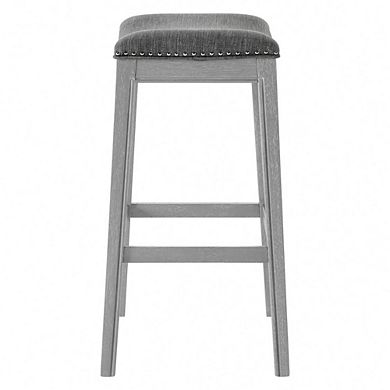 New Pacific Direct Grover Fabric Bar Stool