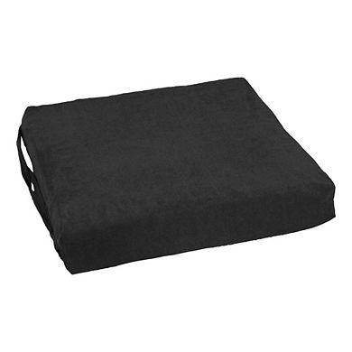 Blazing Needles Indoor 16 x 16 Microsuede Chair Cushion