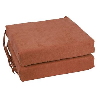 Blazing Needles Indoor 16 x 16 Microsuede Chair Cushion
