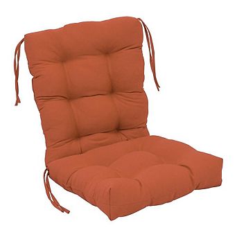 Blazing Needles 18-inch by 38-inch Solid Twill Tufted Chair Cushion