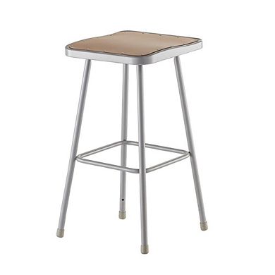 National Public Seating NPS® 30 Heavy Duty Square Seat Steel Stool