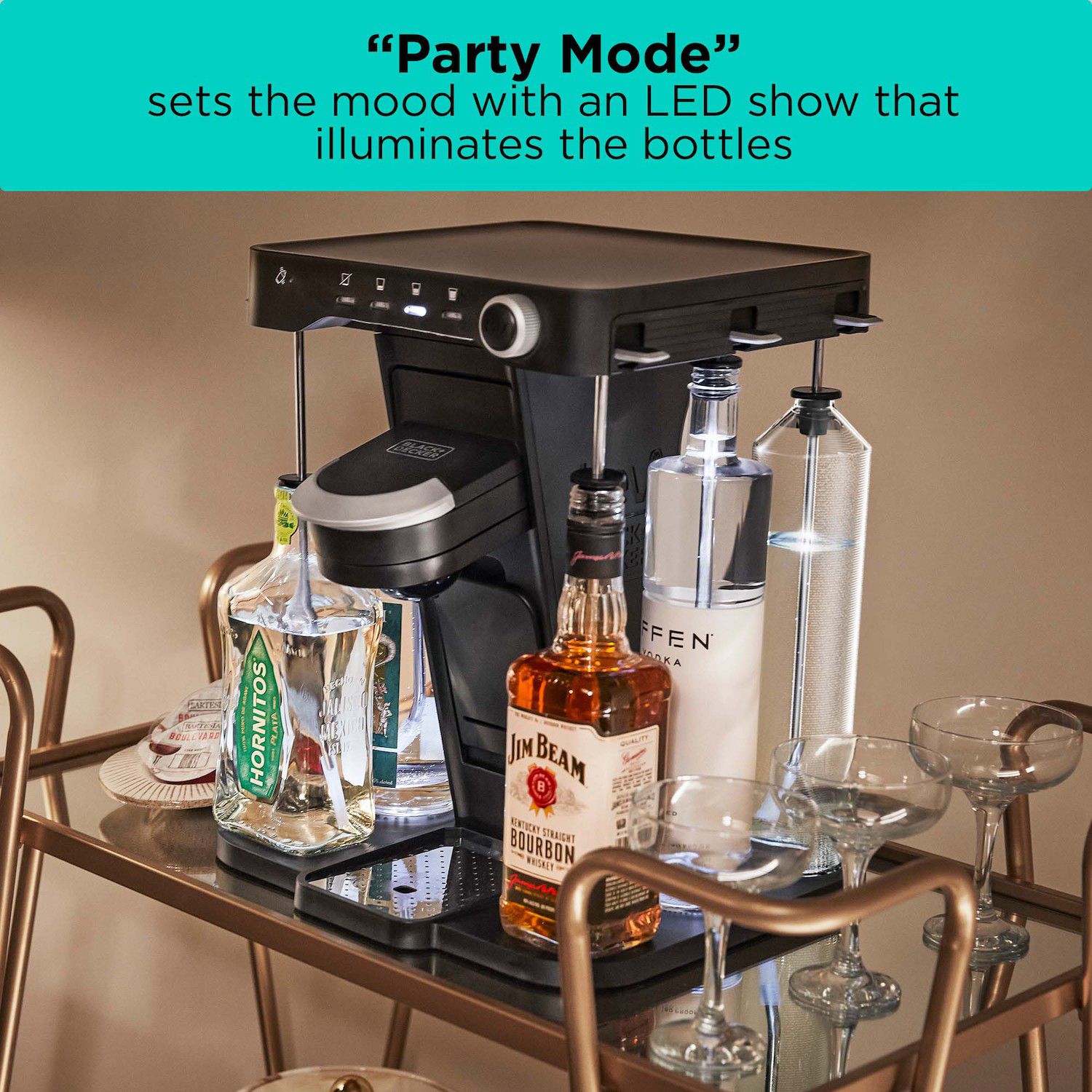 BLACK+DECKER™ BEV Cocktail Maker With Bonus Bar Mat