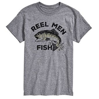 Big & Tall Reel Men Fish Tee