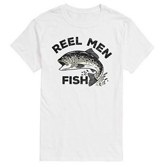 Big & Tall Reel Men Fish Tee