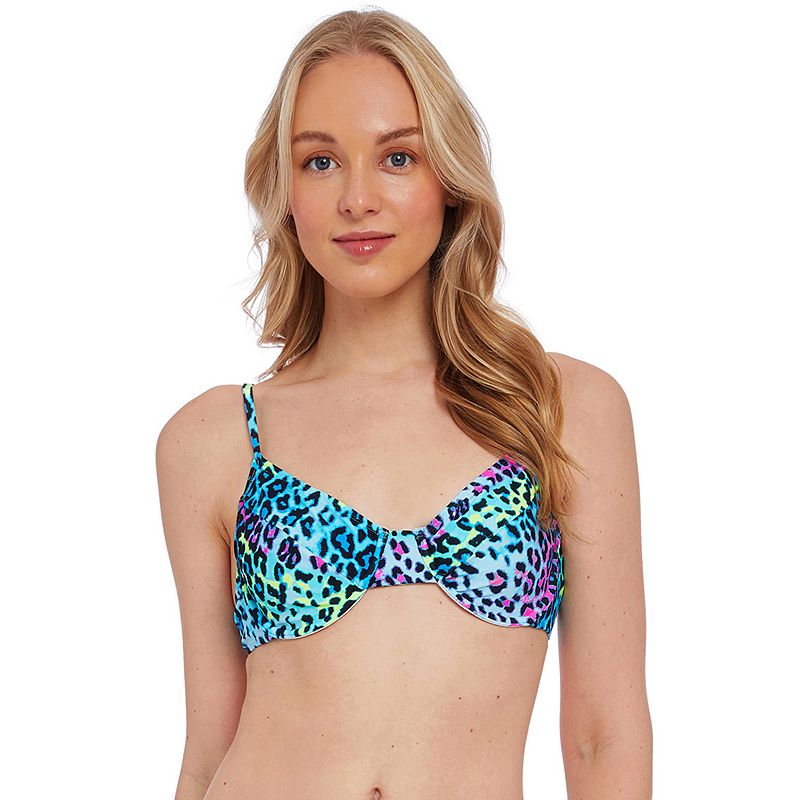 Juniors' Cyn & Luca Underwire Bikini Top, Women's, Size: Medium, Multi