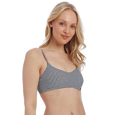 Juniors' Cyn & Luca Reversible Lace Bikini Top