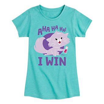 Disney's The Emperor's New Groove Girls 7-16 Yzma Cat I Win Graphic Tee
