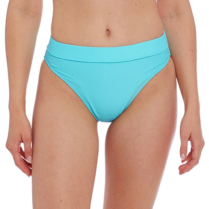 Juniors' Cyn & Luca Banded High-Waist Bikini Bottoms, Women's, Size: XL, Blue