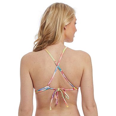 Juniors' Cyn & Luca Double-Tunnel Triangle Bikini Top