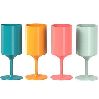 Knork Eco Stem 4 pc Outdoor Wine Glass Set