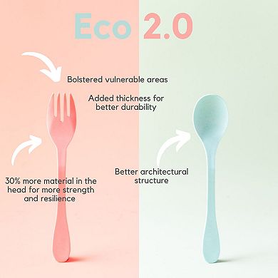 Knork Eco 24-pc. Biodegradable Reusable Flatware Set