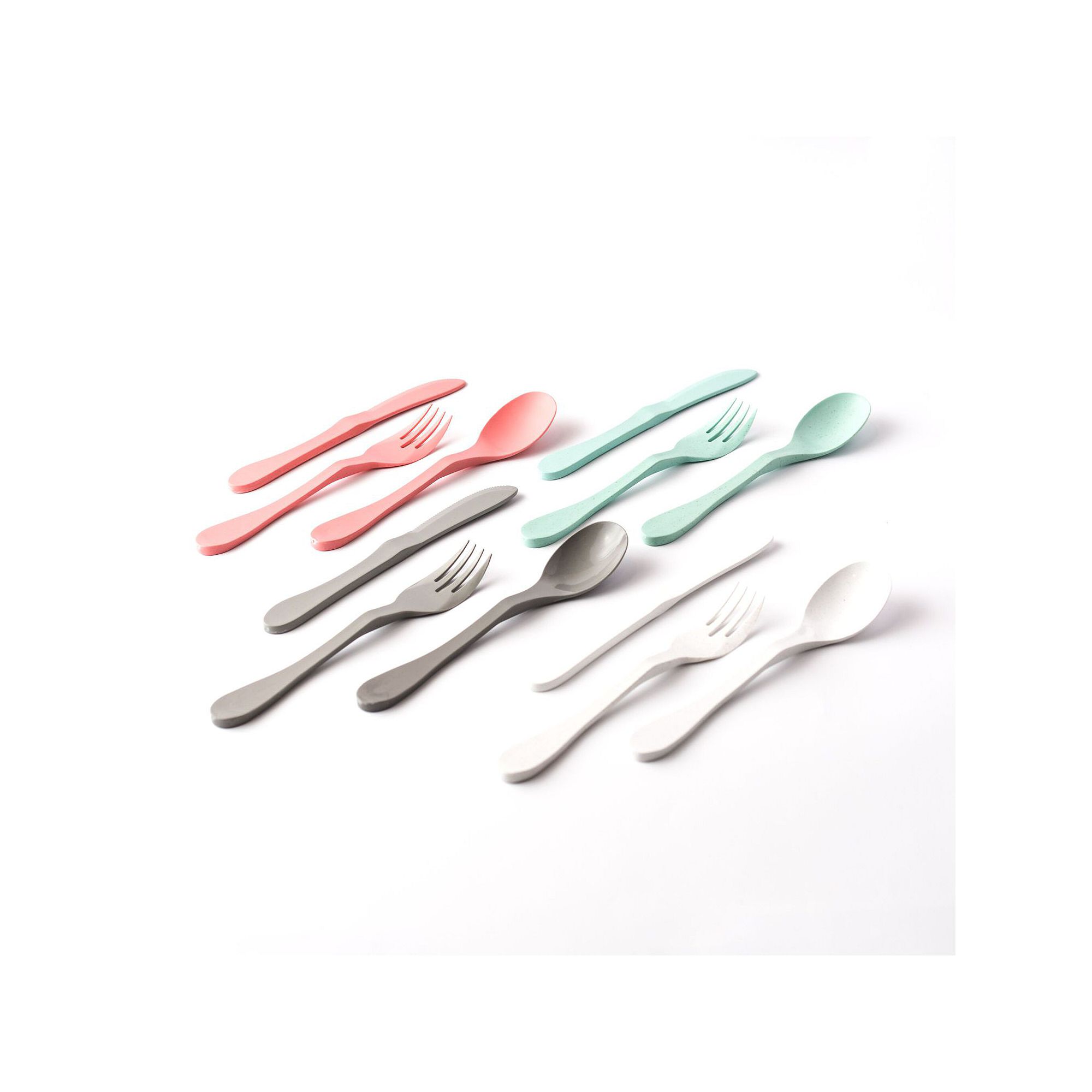 Knork Eco 12-pc. Reusable Bamboo Flatware Set, Multi None
