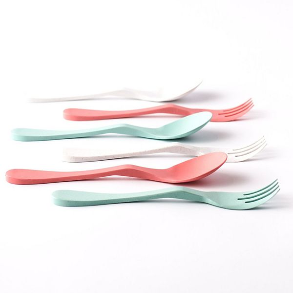 Knork Eco Astrik 6-pc. Plant-Based Flatware Set - Multi None