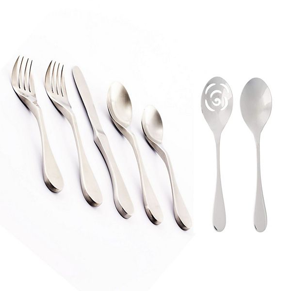 Knork Original 22pc. Matte Stainless Steel Flatware Set