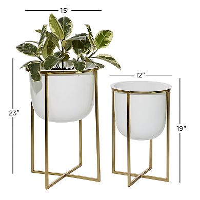 CosmoLiving by Cosmopolitan Sophisticated Planter & Removable Stand Table Decor