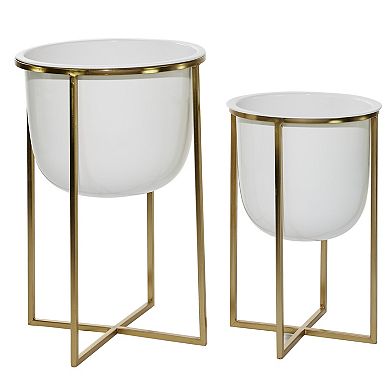 CosmoLiving by Cosmopolitan Sophisticated Planter & Removable Stand Table Decor