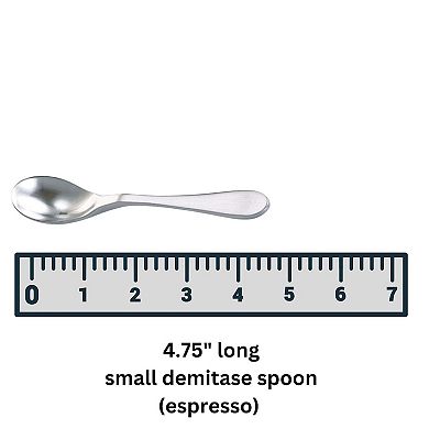 Knork 6-pc. Stainless Steel Demitasse Spoon Set