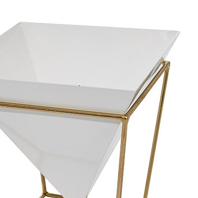 CosmoLiving by Cosmopolitan Pyramid Planter Table Decor 2-piece Set