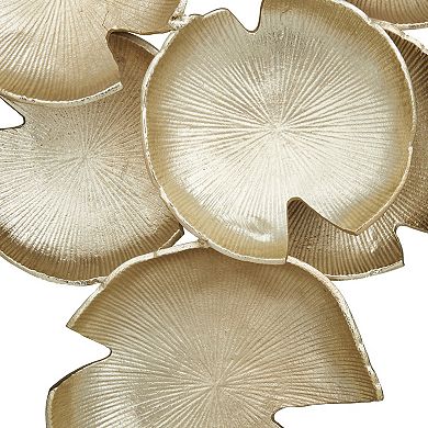 CosmoLiving by Cosmopolitan Layered Disk Sculpture Floor Decor