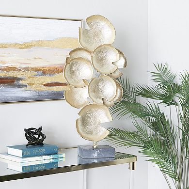 CosmoLiving by Cosmopolitan Layered Disk Sculpture Floor Decor