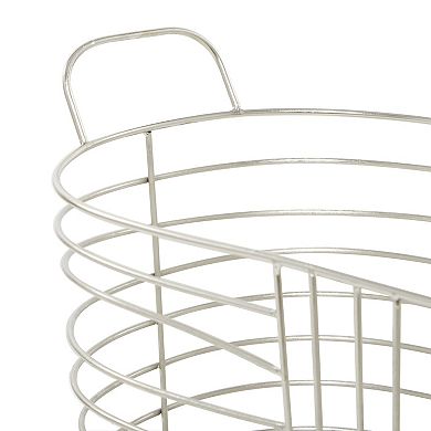 CosmoLiving by Cosmopolitan Wire Storage Basket 2-piece Set