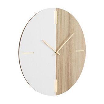CosmoLiving by Cosmopolitan Chic Round Wall Clock