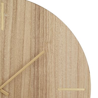 CosmoLiving by Cosmopolitan Chic Round Wall Clock