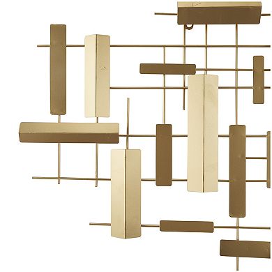 CosmoLiving by Cosmopolitan 3-D Striped Wall Decor