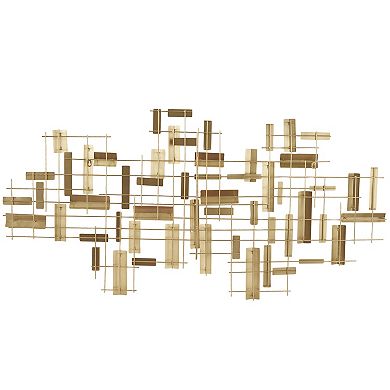 CosmoLiving by Cosmopolitan 3-D Striped Wall Decor