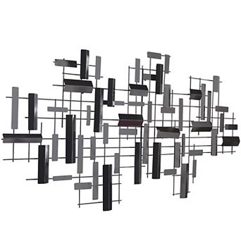 CosmoLiving by Cosmopolitan 3-D Striped Wall Decor