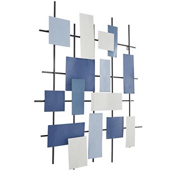 CosmoLiving by Cosmopolitan Overlapping Geometric Wall Decor