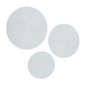 CosmoLiving by Cosmopolitan Carved Radial Wall Decor 3 pc Set