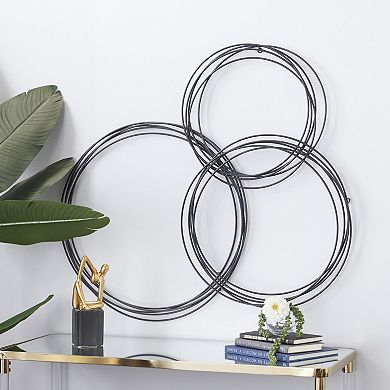 CosmoLiving by Cosmopolitan Overlapping Ring Wall Decor