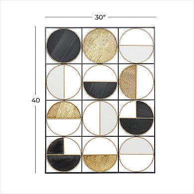 CosmoLiving by Cosmopolitan Half Moon Wall Decor