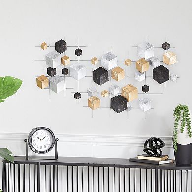 CosmoLiving by Cosmopolitan 3-D Cube Wall Decor