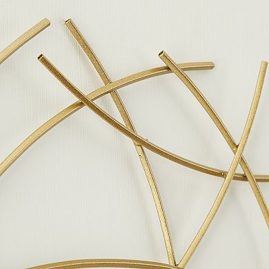 CosmoLiving by Cosmopolitan Overlapping Lines Wall Decor