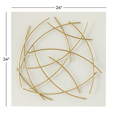 CosmoLiving by Cosmopolitan Overlapping Lines Wall Decor