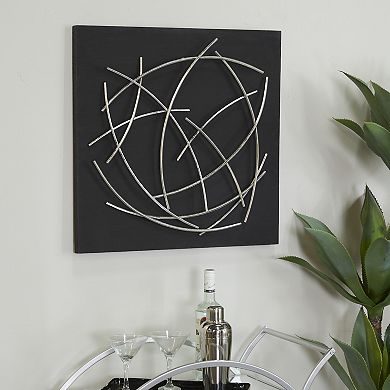 CosmoLiving by Cosmopolitan Overlapping Lines Wall Decor