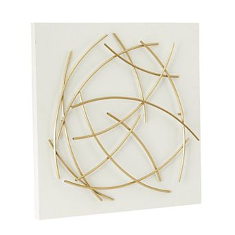CosmoLiving by Cosmopolitan Overlapping Lines Wall Decor