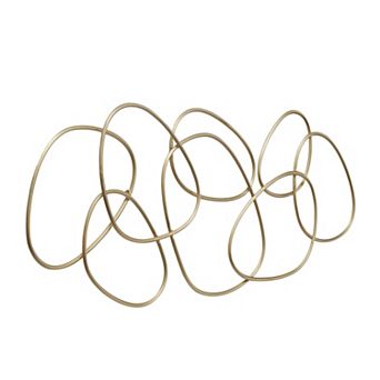 CosmoLiving by Cosmopolitan Pebble Shape Wall Decor